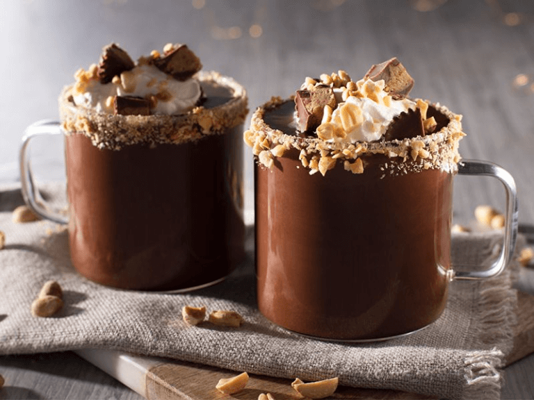 Charmaine Broughton Blog Valentine's Day Chocolate Recipes - picture of Double Decadent Peanut Butter Hot Chocolate