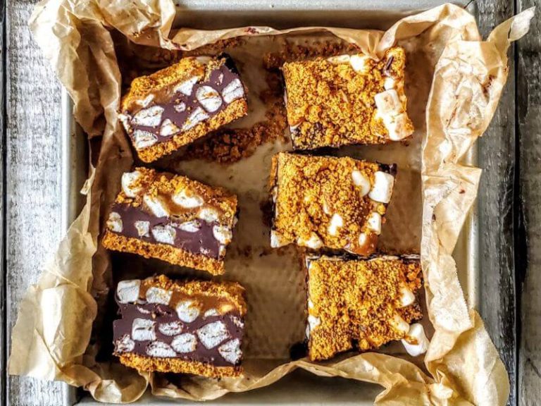 Charmaine Broughton Blog - Long Weekend Recipe - Homemade Mile High Caramel S’mores Bars
