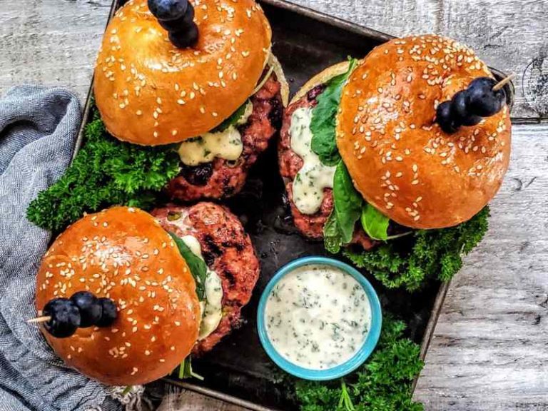 Charmaine Broughton Blog Recipe - Blueberry Turkey Burger