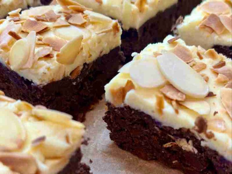 Charmaine Broughton Blog Recipe Black Bean Brownies with Citrus Almond Cream Cheese Frosting