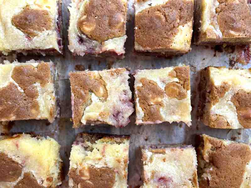 Charmaine Broughton Blog Recipe Lemon Raspberry White Chocolate Cheesecake Cookie Bars