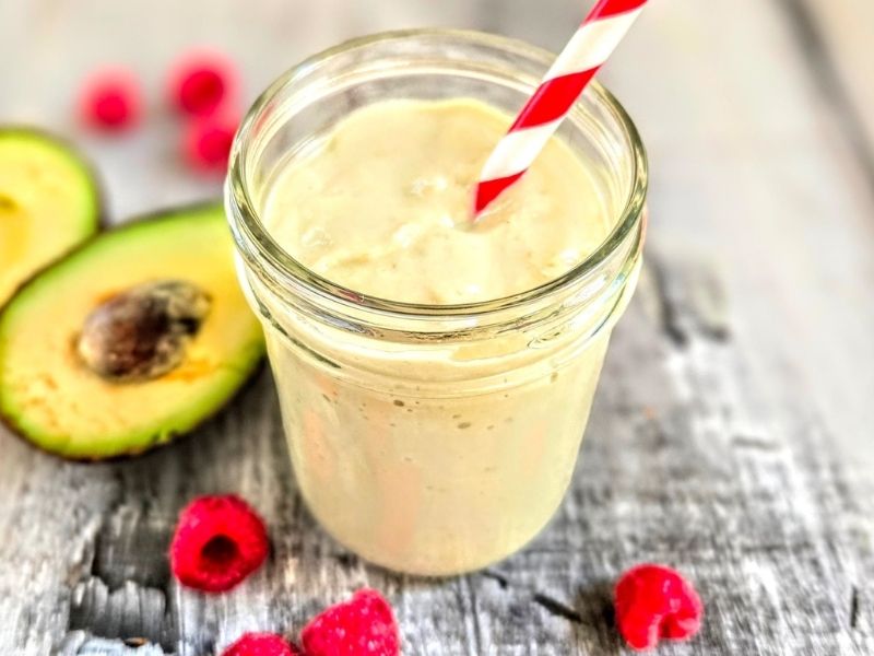 Charmaine Broughton Blog Recipes Avocado, Coconut & Raspberry Smoothie