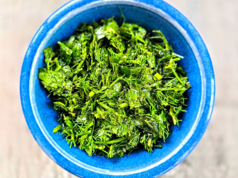 Charmaine Broughton Blog Recipe Mint & Dill Gremolata