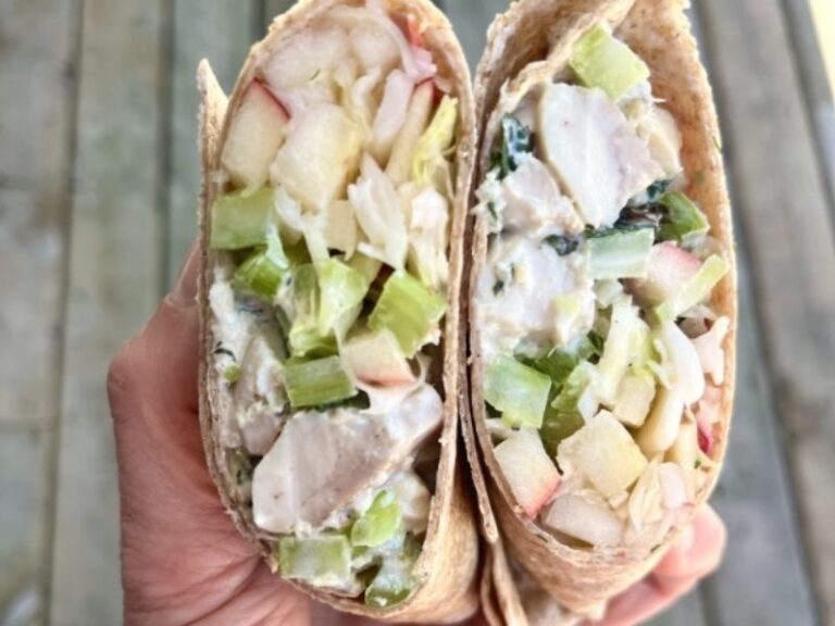 Charmaine Broughton Blog Recipes Char’s Herby Chicken Ginger Wraps with Apple & Cabbage Slaw